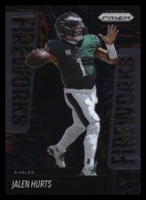 2025 Panini Prizm #5 Jalen Hurts Fireworks