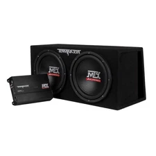 MTX Audio TNP212DV Terminator Series Dual 12" Vented Enclosure and Mono Amp