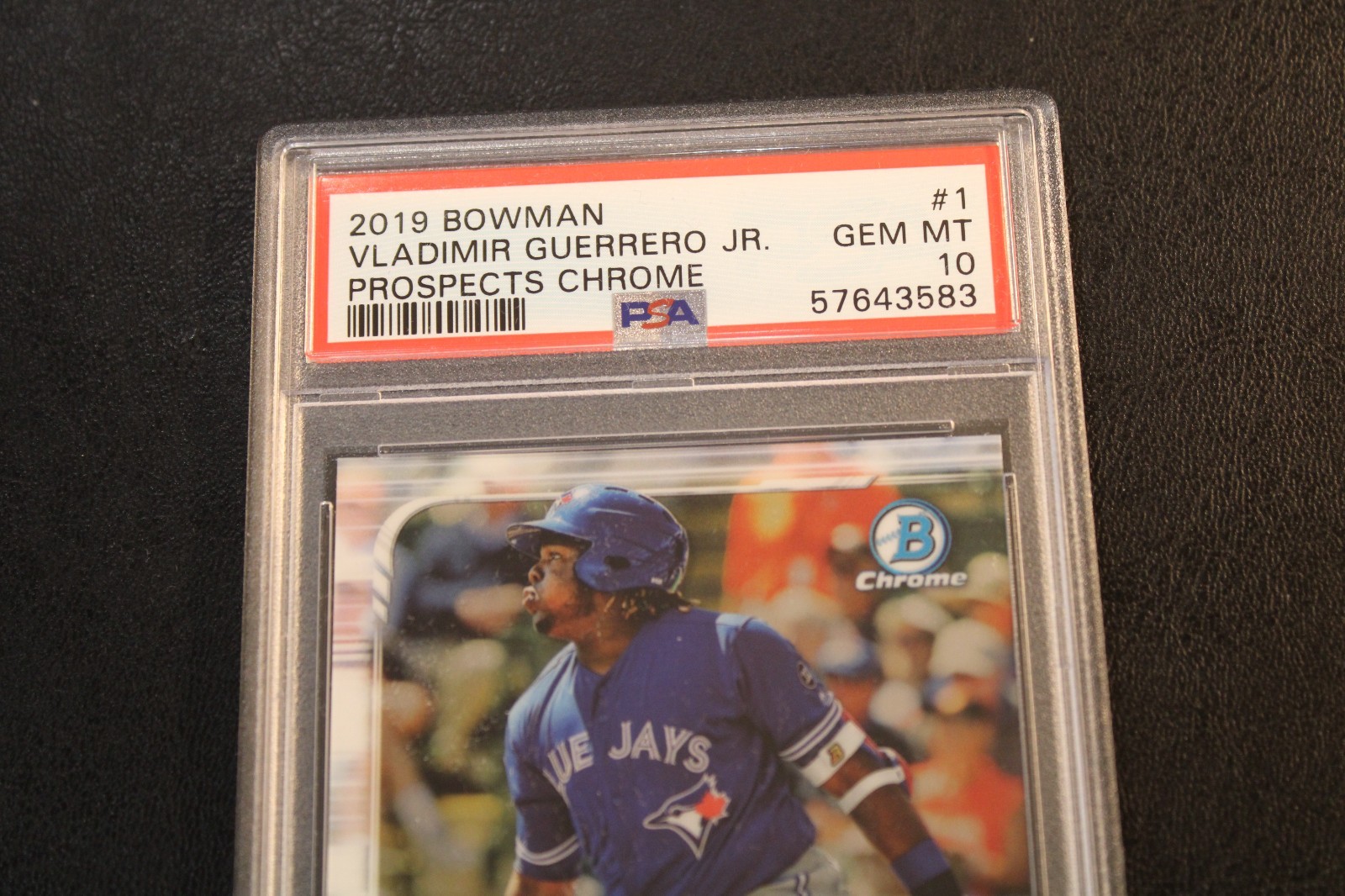 2019 Bowman Chrome - Prospect - Vladimir Guerrero Jr - PSA GEM MINT 10 view 3