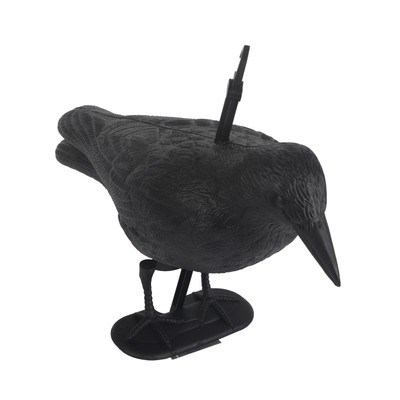 Bird Scarecrow Fake Plastic Crow Black Feathered Crows Bird Repellent For