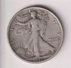 1917-P WALKING LIBERTY HALF DOLLAR 90% SILVER PHILADELPHIA .50¢ UNITED STATES