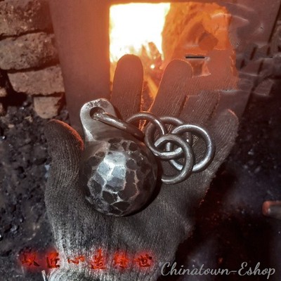 HandMade Meteor Hammer Kung Fu Wushu LiuXingChui Head Shaolin Melon Hammer #2703