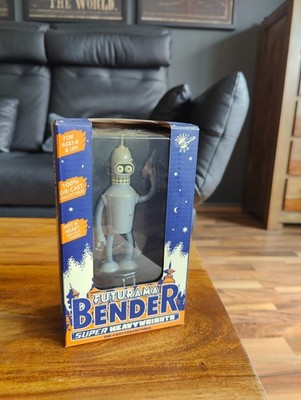 Futurama Bender Super Heavyweight Die-Cast Metall Figur Rocket USA 2005 OVP