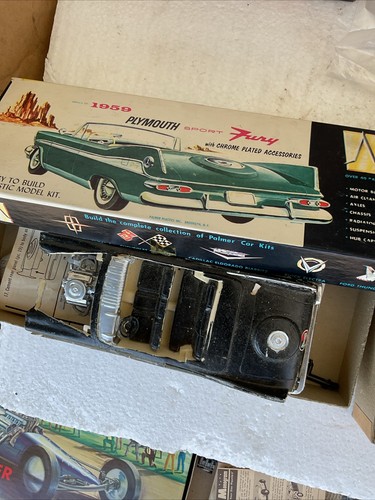 KONVOLUT ORIGINAL Revell 56 Chrysler New Yorker Newport Mecury 59 Fury Dragster Modell - Bild 14 von 24
