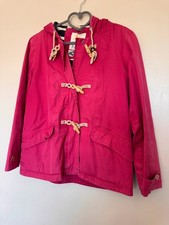 Seasalt Cornwall Tin Cloth Pink coat size 12 toggles
