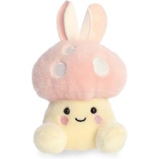 Aurora  Palm Pals  Diana Bunny Mushroom  5 Inch Stuffed Animal Toy Seasonal