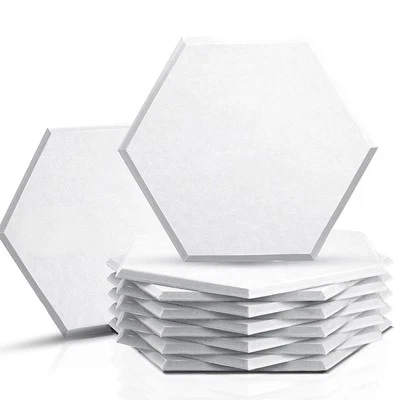 Hexagon Akustikplatten Selbstklebend, Sonic Acoustics 12 Stücke Akustikpaneele