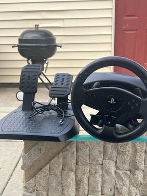 Thrustmaster T80 Racing Wheel & Pedals PS3 PS4 PS5 USB Tested Working