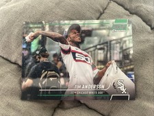 2022 Topps Stadium Club Chrome Green Refractor Tim Anderson #39 White Sox /99