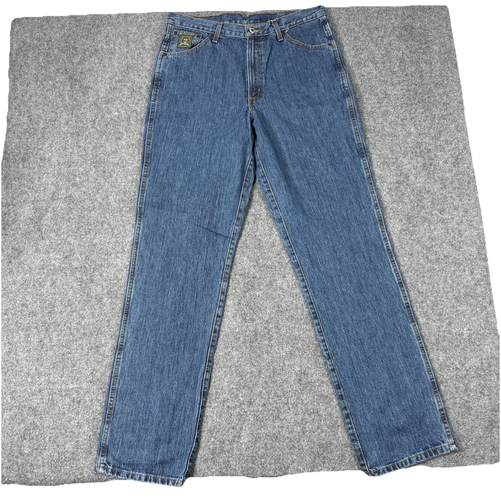 🤠 Cinch Green Label Jeans Mens 35x36 Relaxed Tapered Leg Blue Denim MB90530002