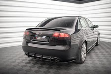 Heck Spoiler Aufsatz Abrisskante passend für Audi A4 Limousine S-Line B7 schwarz