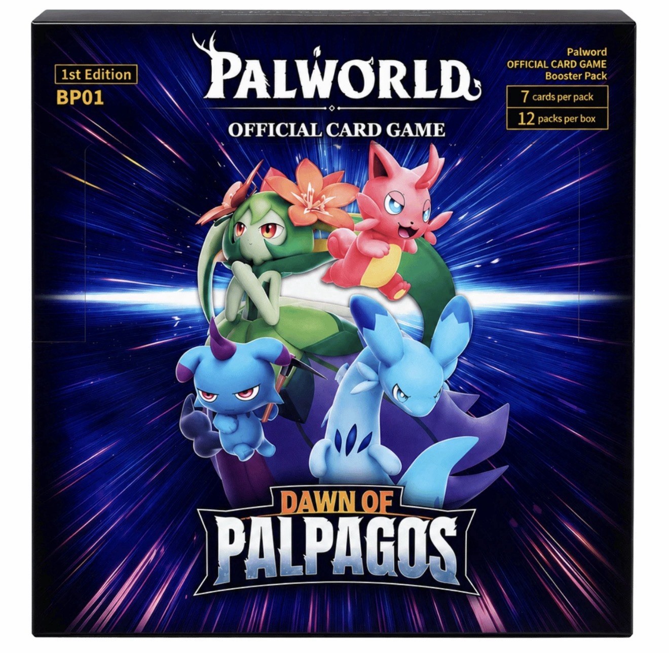 Palworld Official Card Game: Dawn of Palpagos - Booster Box 1st Edition
