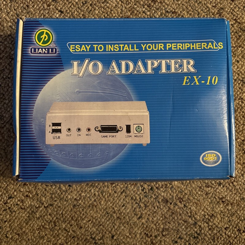 Vintage Lian Li EX-10  I/O Adapter