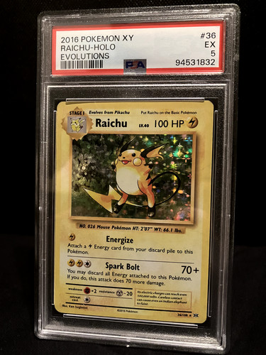 Raichu graded PSA 5 for sale on eBay