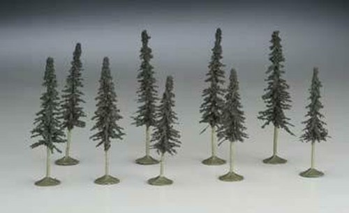 Bachmann 32103 Escala N Scenescapes Conífera Árboles 7.6to10.2cm pk9 | Zustand: Nuevo