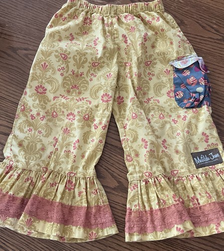 Pantalon Fuseau Matilda Jane Pour Fille – Gris Taille 4 – Cotton Blend – EUC
