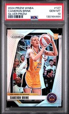 2024 Panini Prizm WNBA Cameron Brink Rookie RC #127 SILVER PRIZM GRADED PSA 10