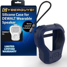 CYBERGUYS Silicone Case for DEWALT Wearable Bluetooth Speaker, Durable Shock-Pro