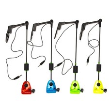 4Pcs Fishing Swingers Set Fishing Bite Alarm Indicators in Zipped Case LED7243