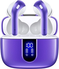 Bluetooth Headphones True Wireless Earbuds 60H Playback LED Power Display Ear...