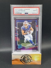 💥2023 Clearly Donruss #57 Dalton Kincaid Purple Rated Rookie #/199 PSA 10 Bills