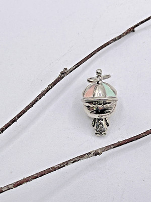 Pandora Little Boy with Enamel Hat & Rotating Propeller Cap