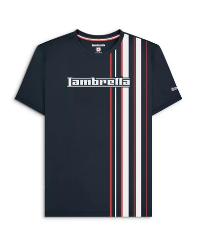 Lambretta Mens Racing Stripe Tee BNWT