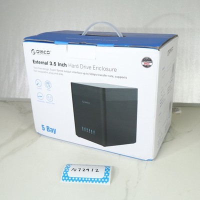 ORICO 5 Bay External 3.5'' Hard Drive Enclosure USB 3.0 5Gbps Tool-Free