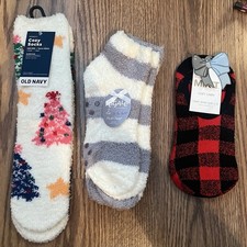 New With Tags Cozy Fuzzy Socks Bundle Of 3