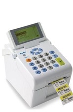 SATO TH208 Portable Label Printer USB Thermal Standalone Unit/PSU-Working + disk