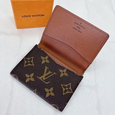 Rara busta Louis Vuitton monogramma porta biglietti da visita ottime condizioni fr