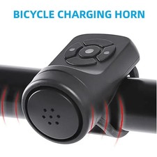 Bicycle Electric Bell USB Rechargeable Bike Horn Waterproof MTB Safety Alarm