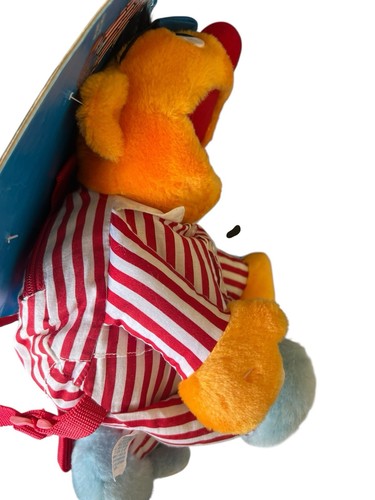 Mochila de peluche Ernie Sesame Street Muppet vintage 1997 Roma Kids Sing and Snore - Imagen 4 de 11