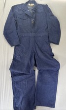 Vintage Big Ben Wrangler Denim Coveralls 36 Short USA Ideal Zipper Workwear