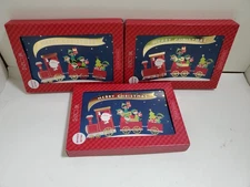 3 Boxes 16 Hallmark Image Arts Merry Christmas Santa Elves Train Greeting Cards