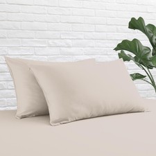 Standard Pillow Protector Set of 2, 100 Egyptian Cotton Cases With Zipper, 4...