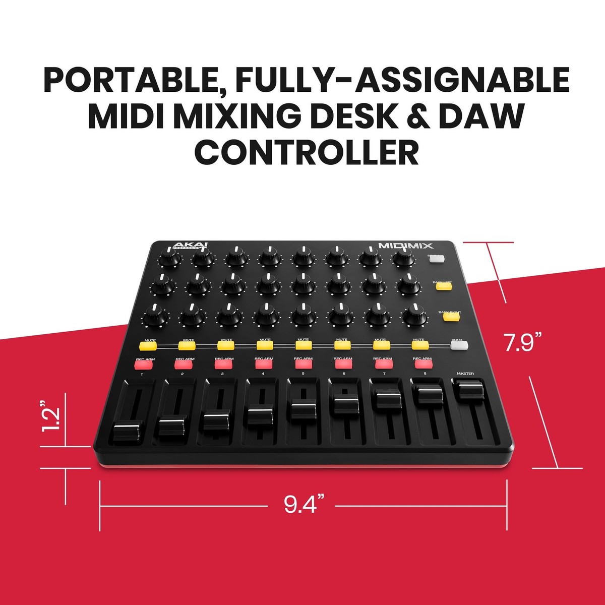 Akai Professional MIDImix - USB MIDI Controller Mixer with Compact