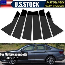 For Volkswagen Jetta 2019-2021 Door Pillar Post Trim Gloss Black Car Accessories For Volkswagen Jetta 2019-2021 Door Pillar Post Trim Gloss Black Car Accessories