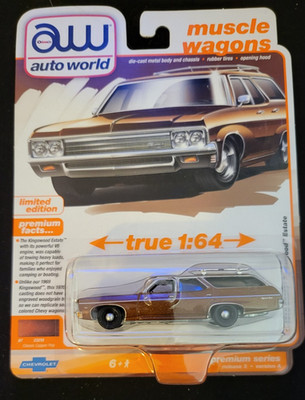 2025 Auto World Muscle Wagons 1970 CHEVY KINGSWOOD ESTATE Copper R3VA#2 New