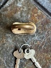 Vintage Antique YALE & TOWNE Brass Mini Padlock With 2 Keys Excellent! — photo 9