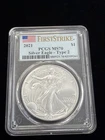 2021 Silver Eagle  $1 - PCGS MS70 / T-2 / First Strike / Flag Label -No Reserve!