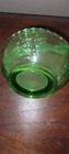 Jefferson Glass Green Opalescent  Old Man Winter Basket — photo 5