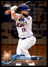 Jose Bautista 2018 Topps #HMW124 Mets MLB READ FREE SHIPPING AutographDen