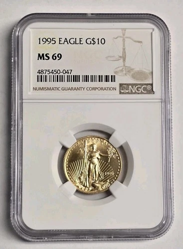 1995 1/4 OZ $10 Gold American Eagle NGC MS69 SKU01
