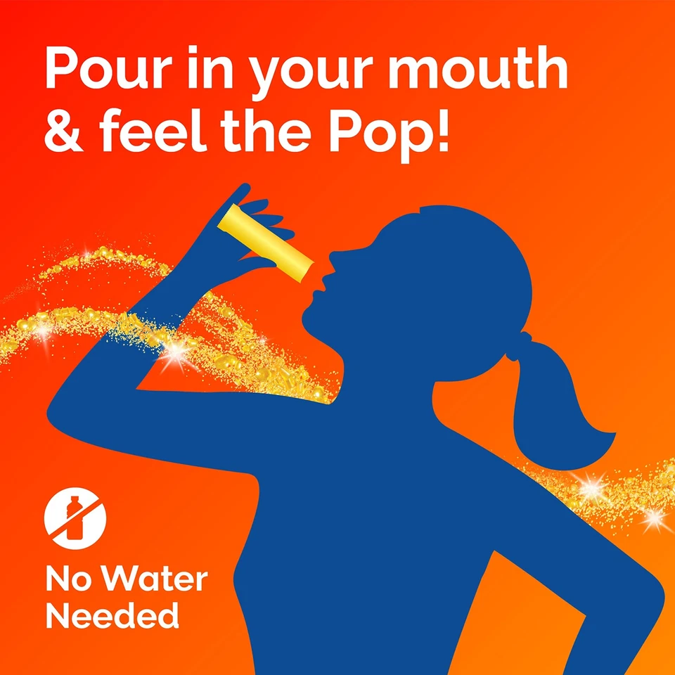 Cristales, Suplemento de Apoyo Inmunológico On-the-Go con Vitamina C, Vitaminas B, Zin... Foto 3 de 4