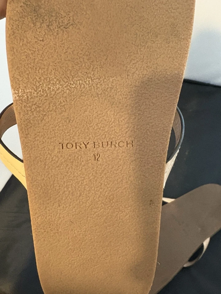 SANDALIA TORY BURCH MILLER NUBE CUERO MILTI/CORCHO MUJER TALLA 12 Foto 3 de 3