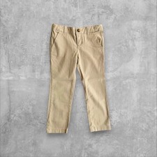Gymboree Boys Classic Chino Pants Sand Beige Adjustable Waist Size 3 Plus NWT
