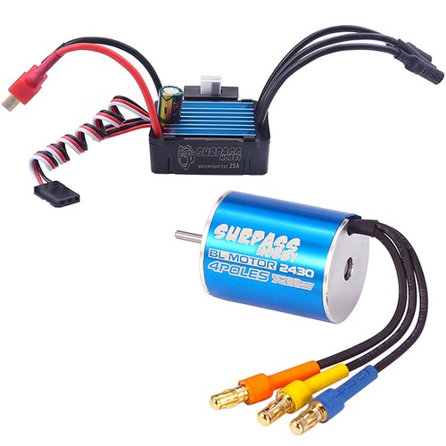 2430 8200/5800/7200KV Motor &25A ESC for 1/18 1/16 HSP HPI Tamiya RC On-road Car - Picture 8 of 19