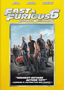 FAST & FURIOUS 6 (BLU-RAY, RENTAL EDITION CANADIAN COVER) VIN DIESEL PAUL WALKER