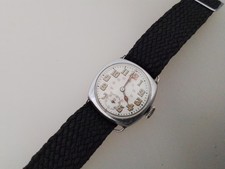 Dollar montre homme mécanique manuel type ”poilus” WW1
